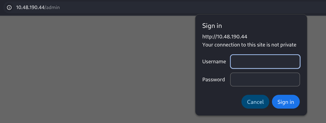 Admin Panel Protected