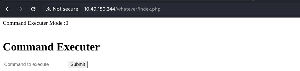 Command executor disabled