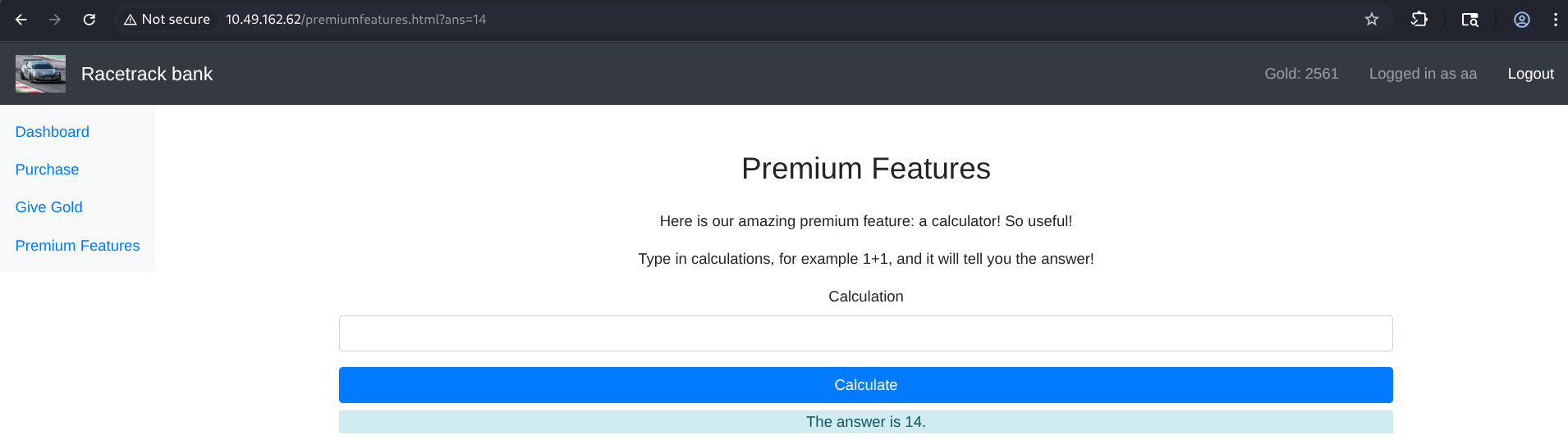 Premium Features Page
