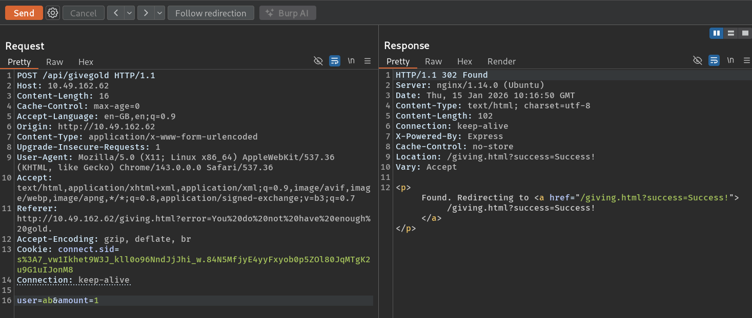 Race Condition - Initial Request